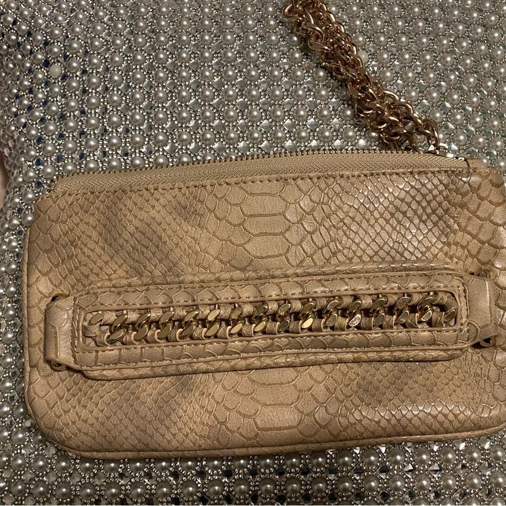 Bebe Python Clutch - image 3